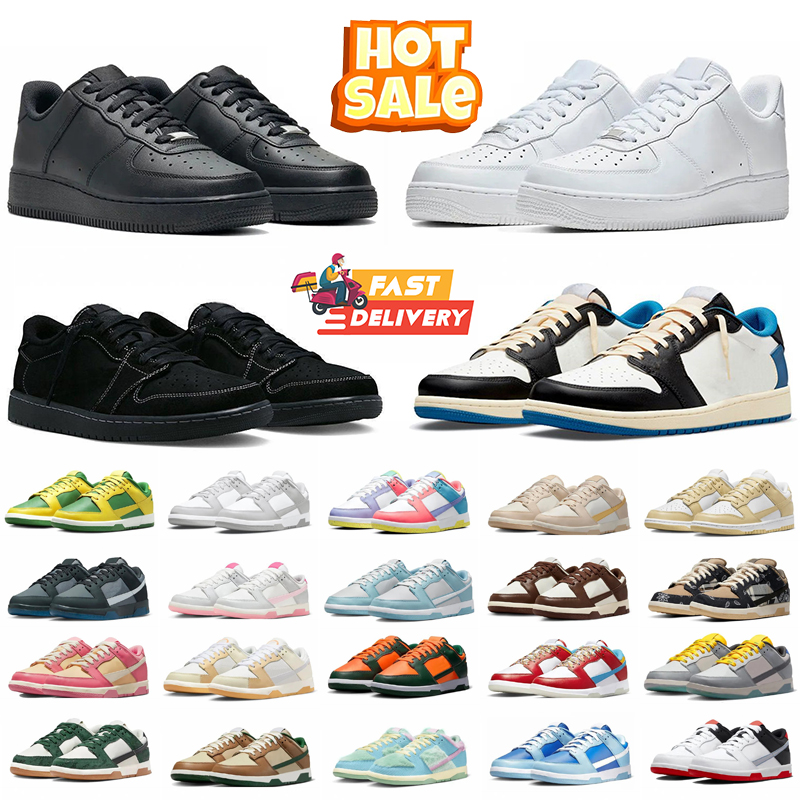 Designer shoes Men Women One Casual shoes skate Low Sneakers Skeleton White Gum Mocha Grery University Blue Pink Prime Pine Green mens Trainers sneakers size 36-45