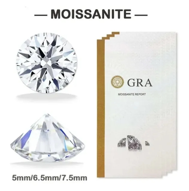 Sophisticated Cuban Link Pendant - Sparkling 10mm Moissanite Stone Set in Polished 10K/14K Gold for Everyone's Style