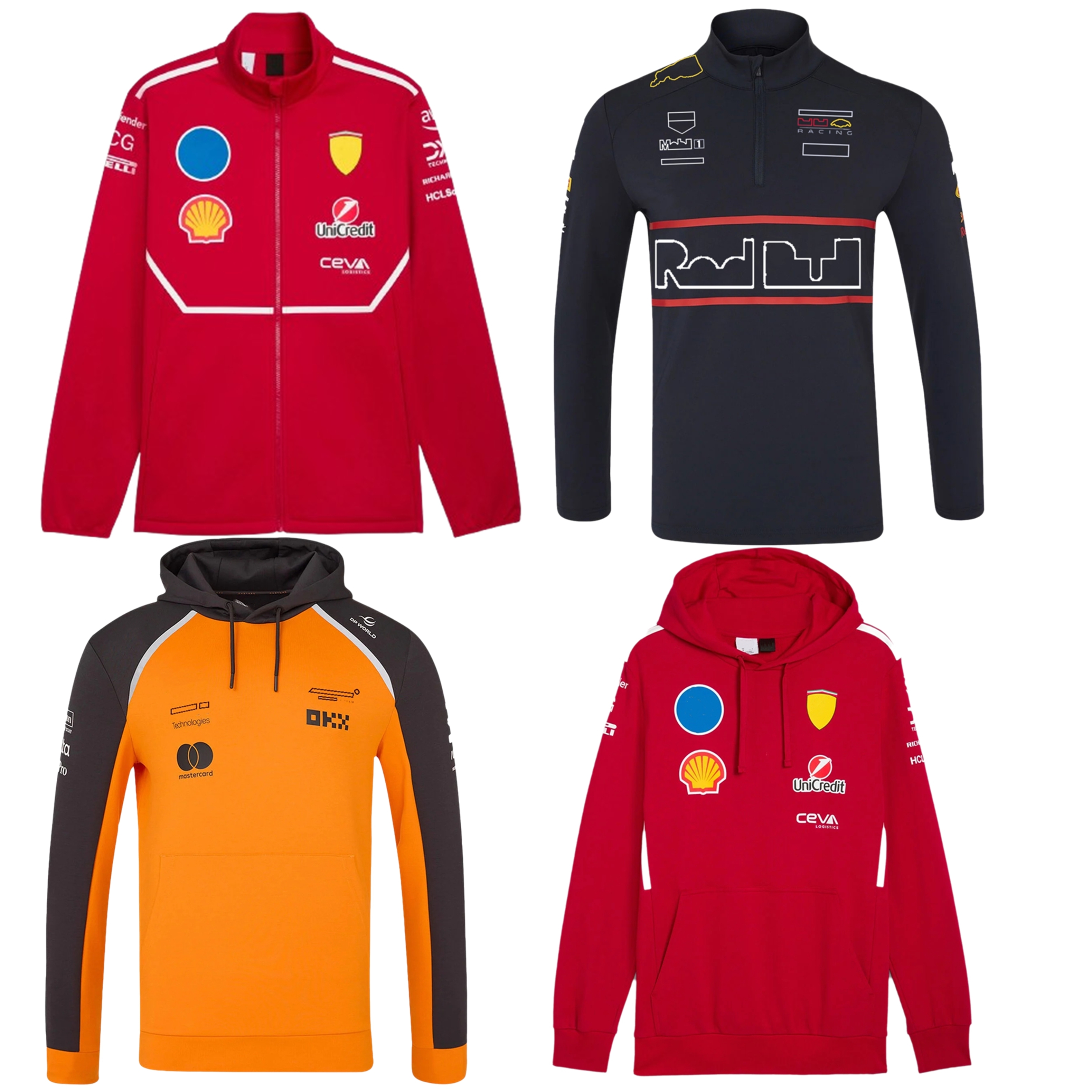 F1 2025 Driver Racing Hoodie Sets | Max, Stroll, Alonso & More | Verstappen Norris Casual Motorsport coat jacket