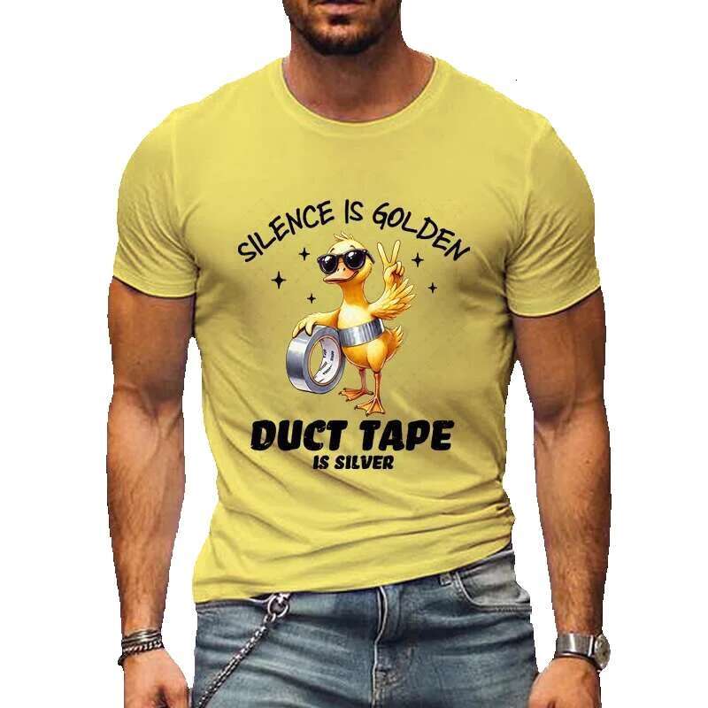 Men's short sleeved T-shirt, fun chicken pattern top, summer casual, fashionable, outdoor sweater, street hip-hop, plus size, men's clothing