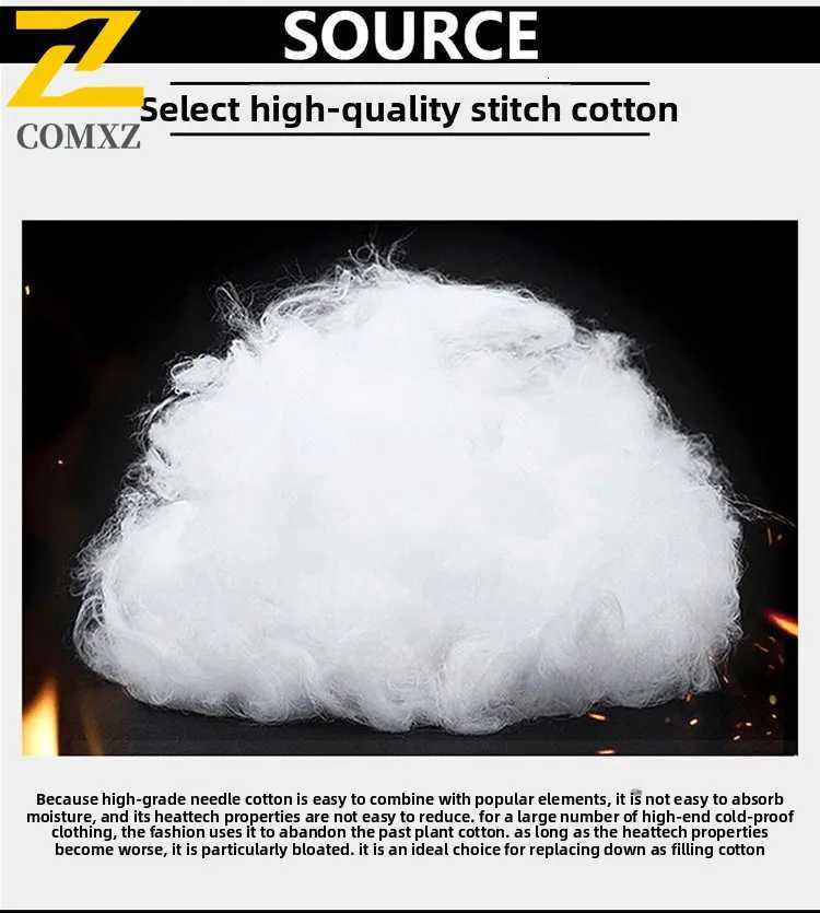 Winter High Quality Cotton Coat Black Stand Collar Fashion Epaulets Design Warm Coat Casual Outdoor Work Cold Proof Jacket 5XLT251107