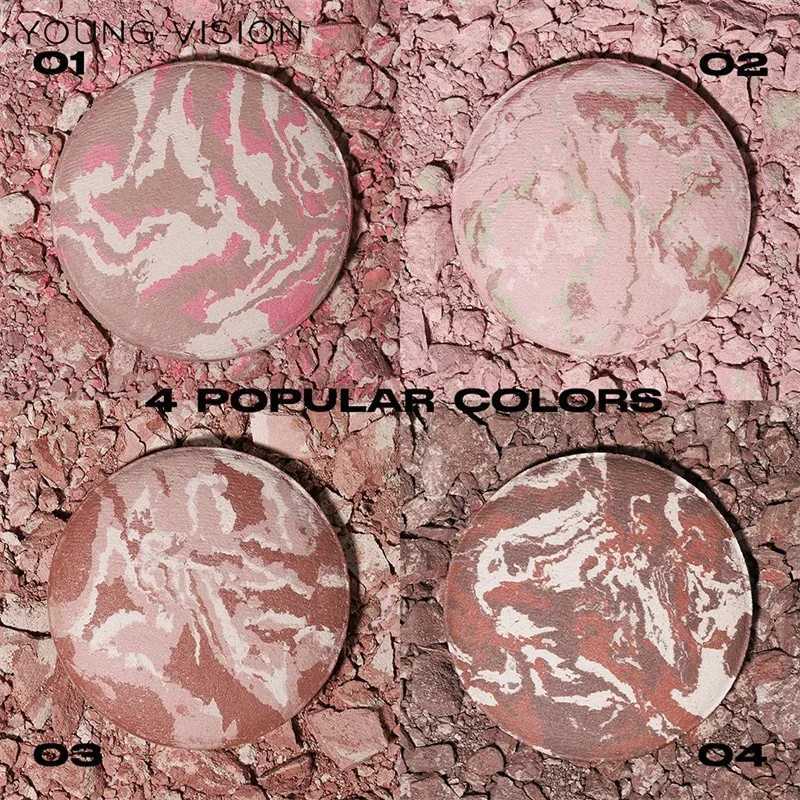 Matte pressed powder base full coverage for 16 hours facial makeup oil control micro light baking powder bright faceXJ250407