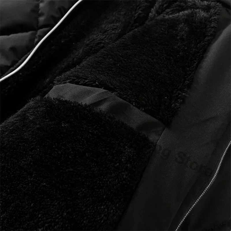 Men Thick Warm Winter Jackets Solid Color Coats Casual Stand Mens Clothing Top Parkas Man Puffer Jacket Cotton Padded OutwearT251107