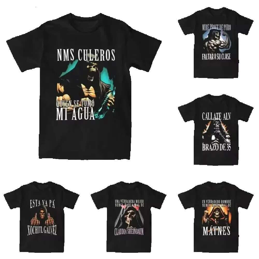 Men's retro cotton T-shirt, casual, summer and trendy, NMS toxic Leros calls Ien se Tomo mi Agua