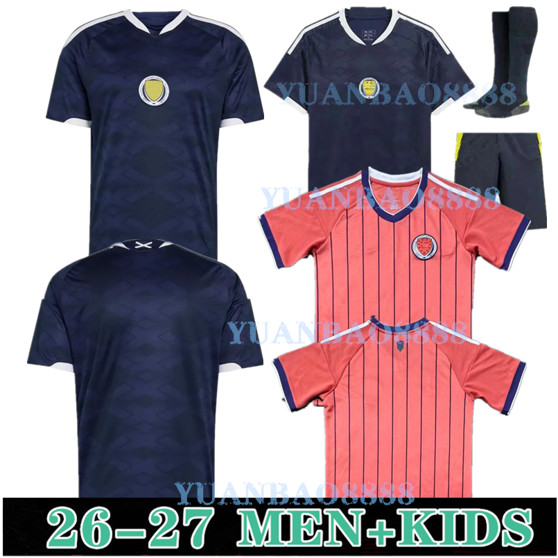 2026 27 World Cup Scotland football shirt Soccer Jerseys away home Special edition TIERNEY ROBERTSON CHRISTIE McGREGOR McGINN McKENNA men kit kids uniforms 16-4XL