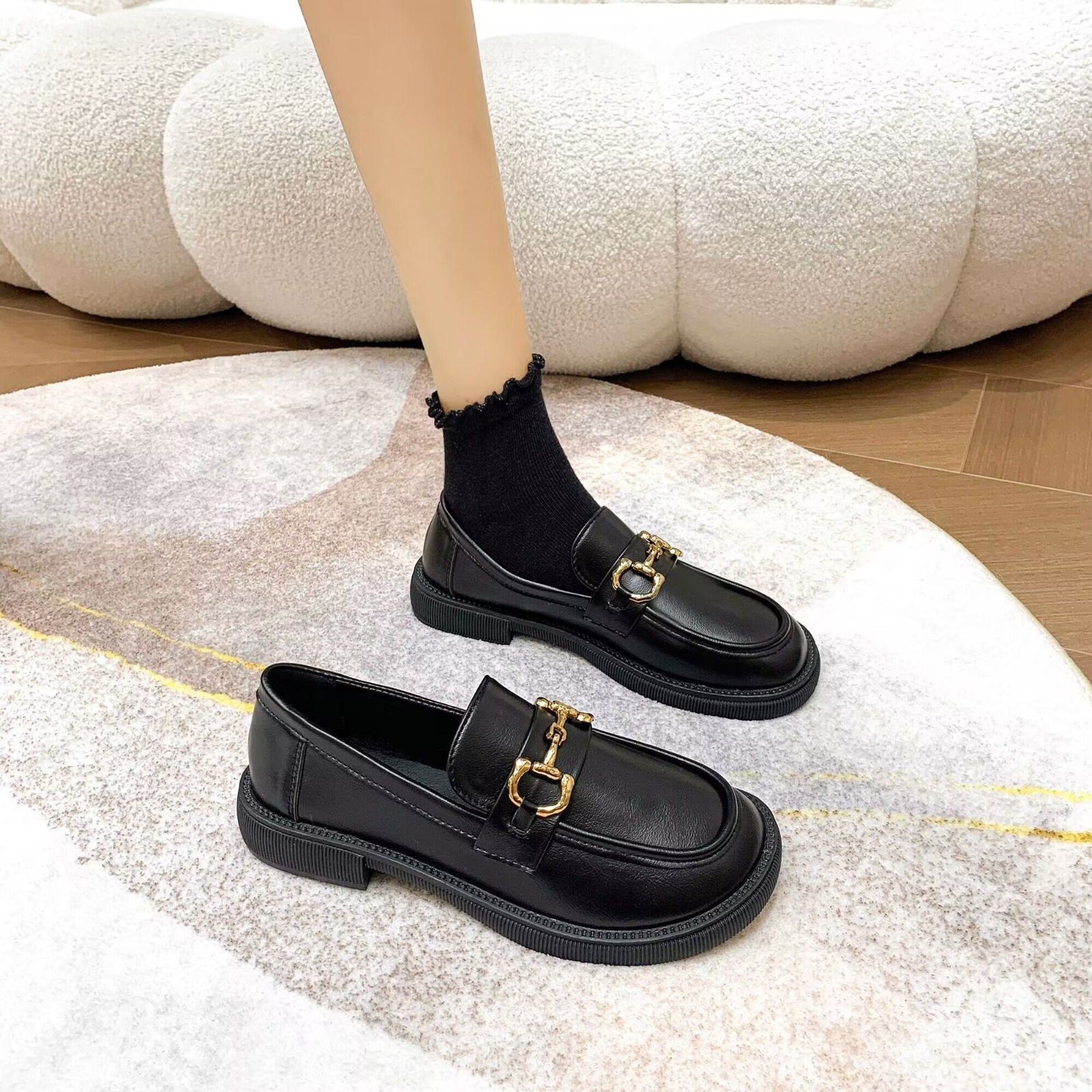 2025 free shipping designer casual shoe leather loafer shoe women womens black outdoor sports casual shoe trainers sneakers fashion