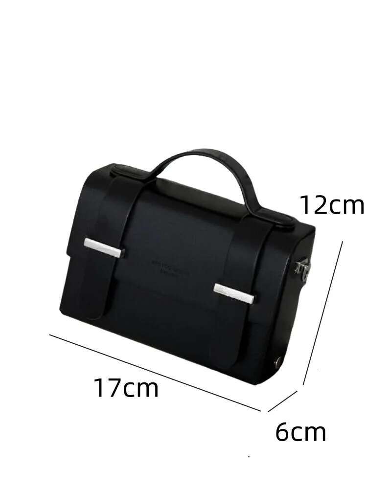 New Design Fashion Women's Handheld Bag Shoulder Korean Style Black Niche Trend Crossbody Leisure Messenger Bags