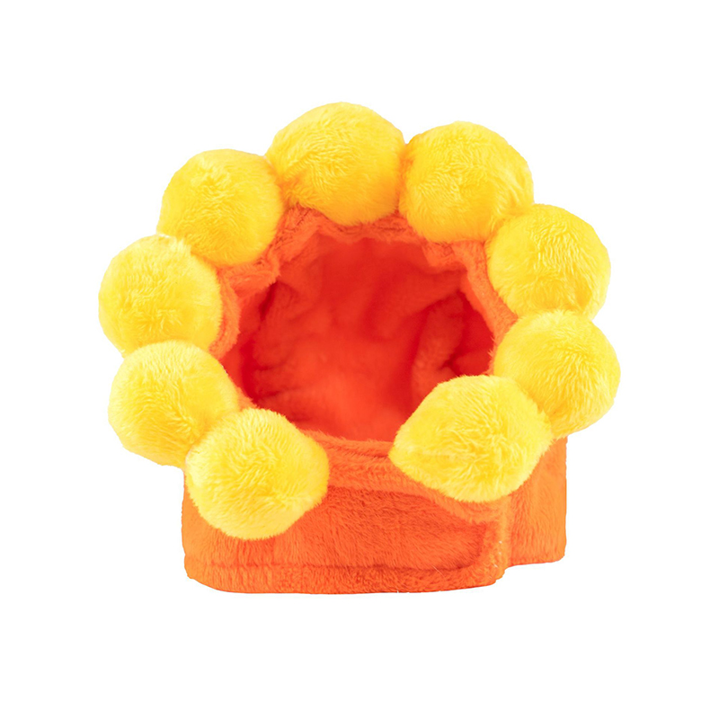 Sunflower Print Adjustable Pet Headwear Cozy Fit for Canines & Felines During Chilly Seasons