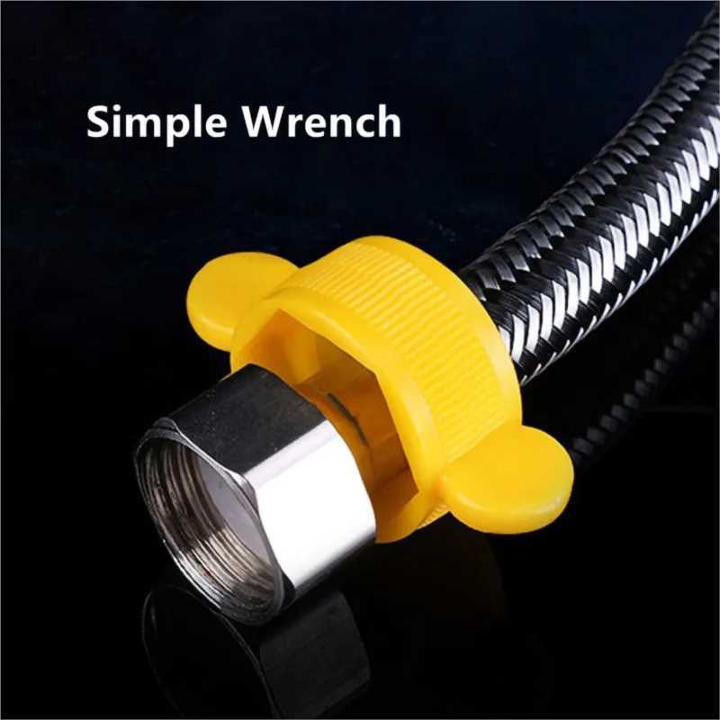 Stainless Steel Hot And Cold High Pressure Explosion-Proof Braided Hose Water Pipe Kitchen Bathro Faucet Water Heater Toilet Y251107