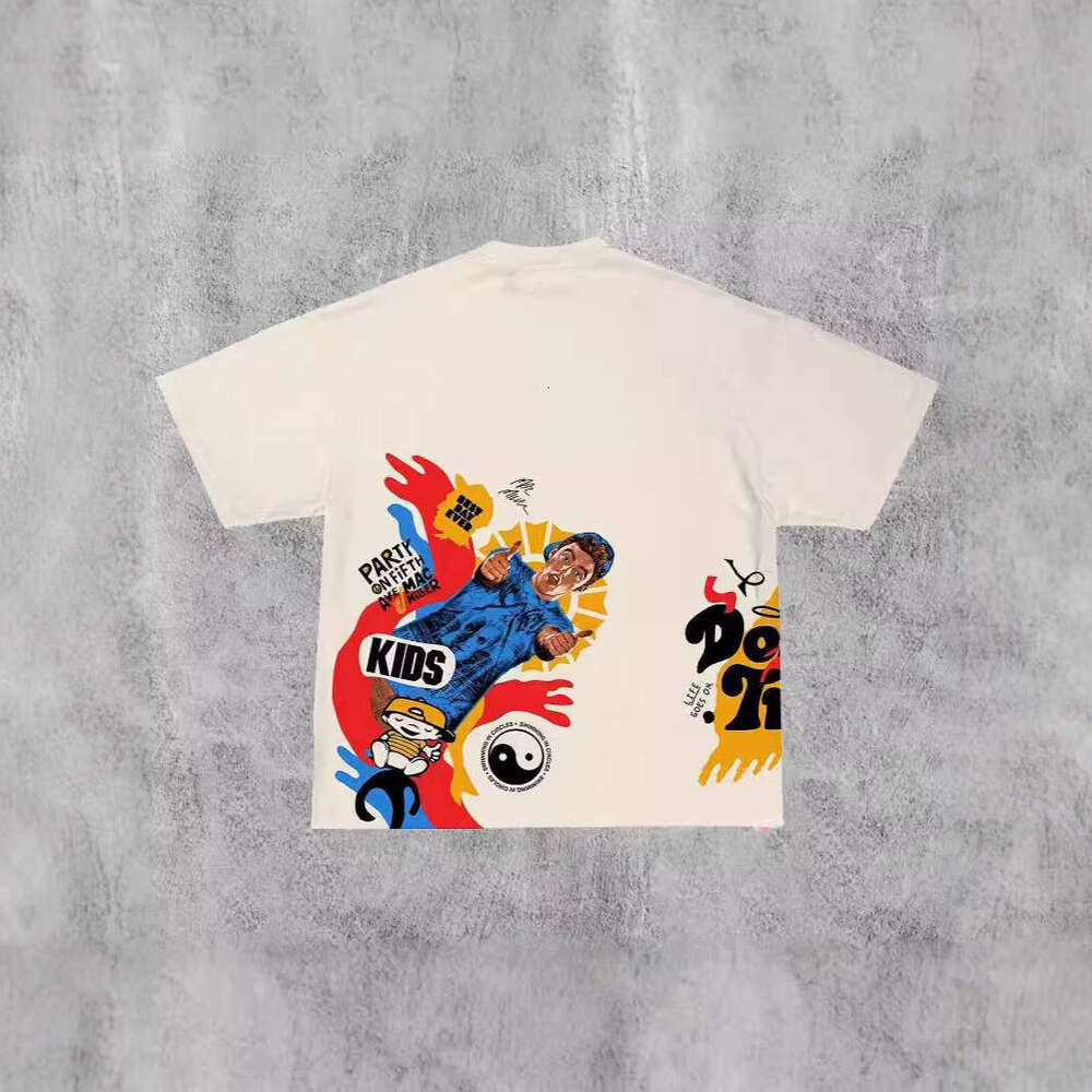 y2k hip hop harajuku pure gothic street clothing fashion men and women punk casual cotton loose tshirt gift for man