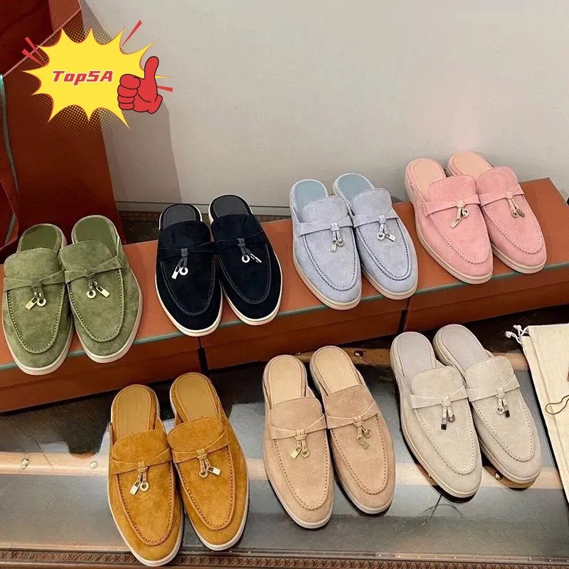 Loafers Women Men Dress Shoes Designer Shoes Luxury Fashion Business Cashmere Leather Flat Shoes Low Top Suede Cow Oxfords Casual Moccasins Lazy Shoes