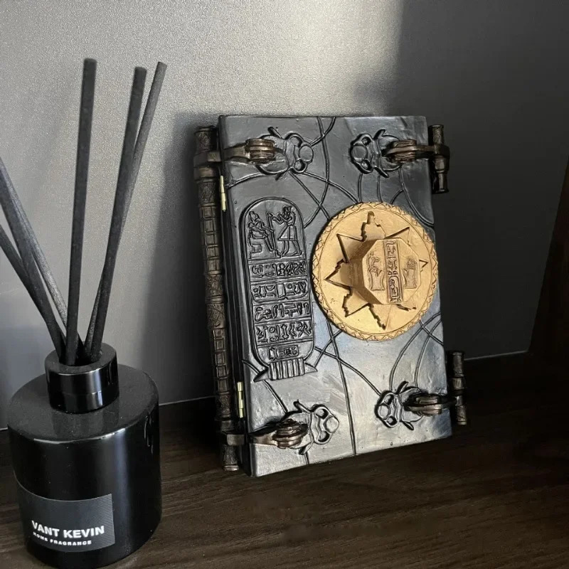 Book of The Dead The Mummy Magic Prop Book Can Be Opened Box with Key Ancient Egypt Collection Resin Craft Ornament Easter Decor 250407