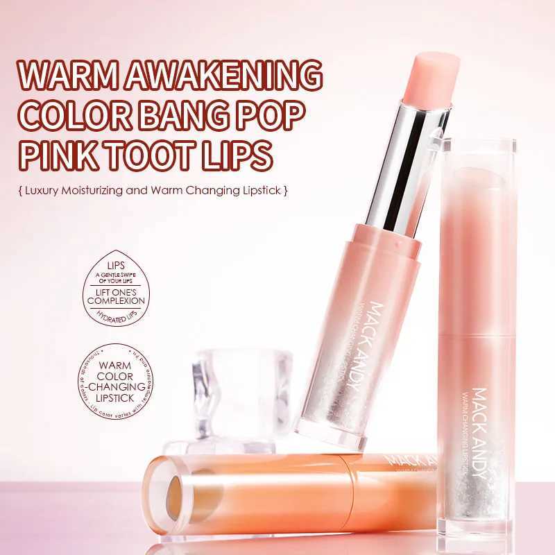 MACKANDY color change lipstick color lipstick moisturizing lip color and vitamin E natural gloss finish W250407