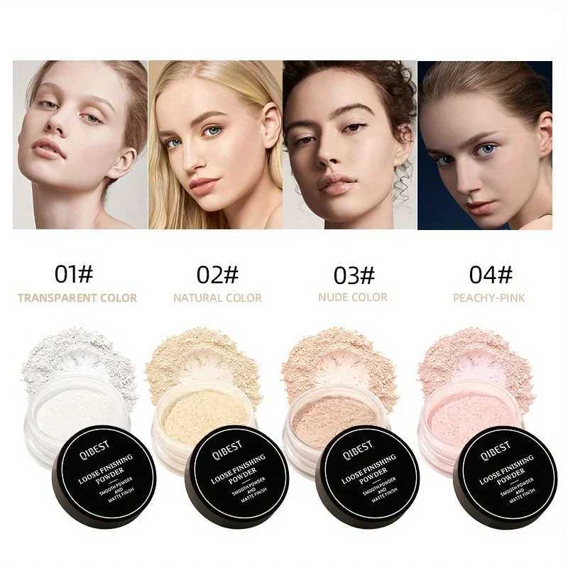 Matte oil controls loose powder delicate and unobstructed powder matte oil controls makeup settingsXJ250407