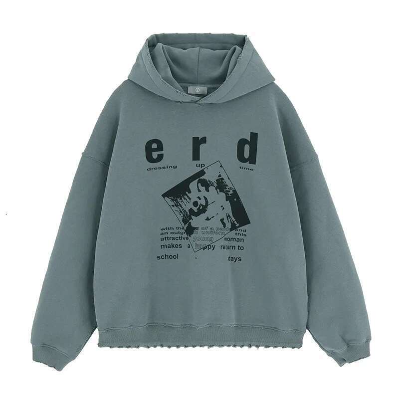 24Aw Printed Fleece Hoodie Fashion design must Fleece Hoodie for spring and winter
