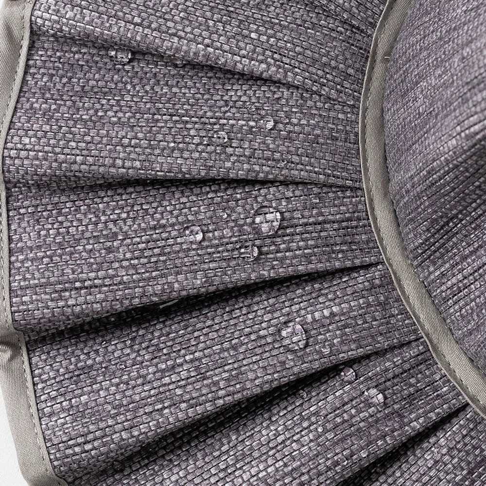 USPOP Fashionable foldable pleated straw hat with large brim waterproof Straw sun hat 2 size available Z250407