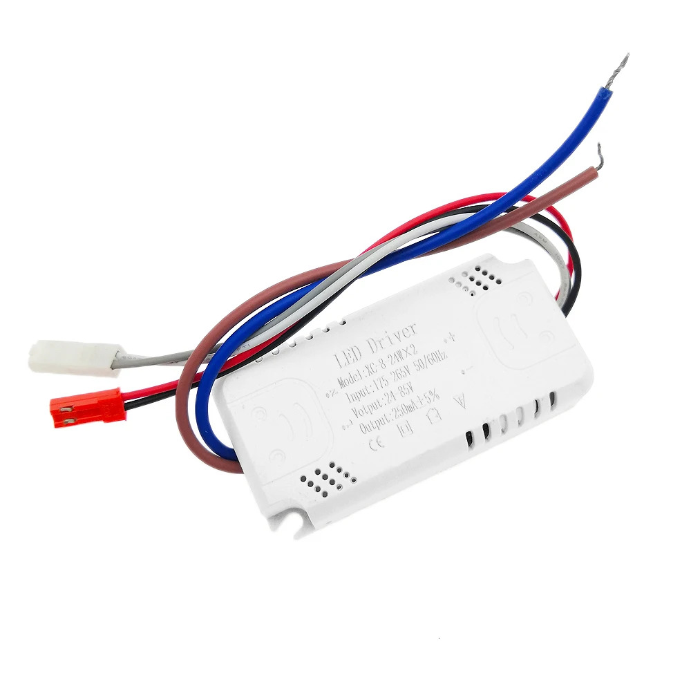 8W-160W LED Driver 3 color Adapter For LED Lighting AC220V Non-Isolating Transformer For Ceiling Light Chandelier Replacement