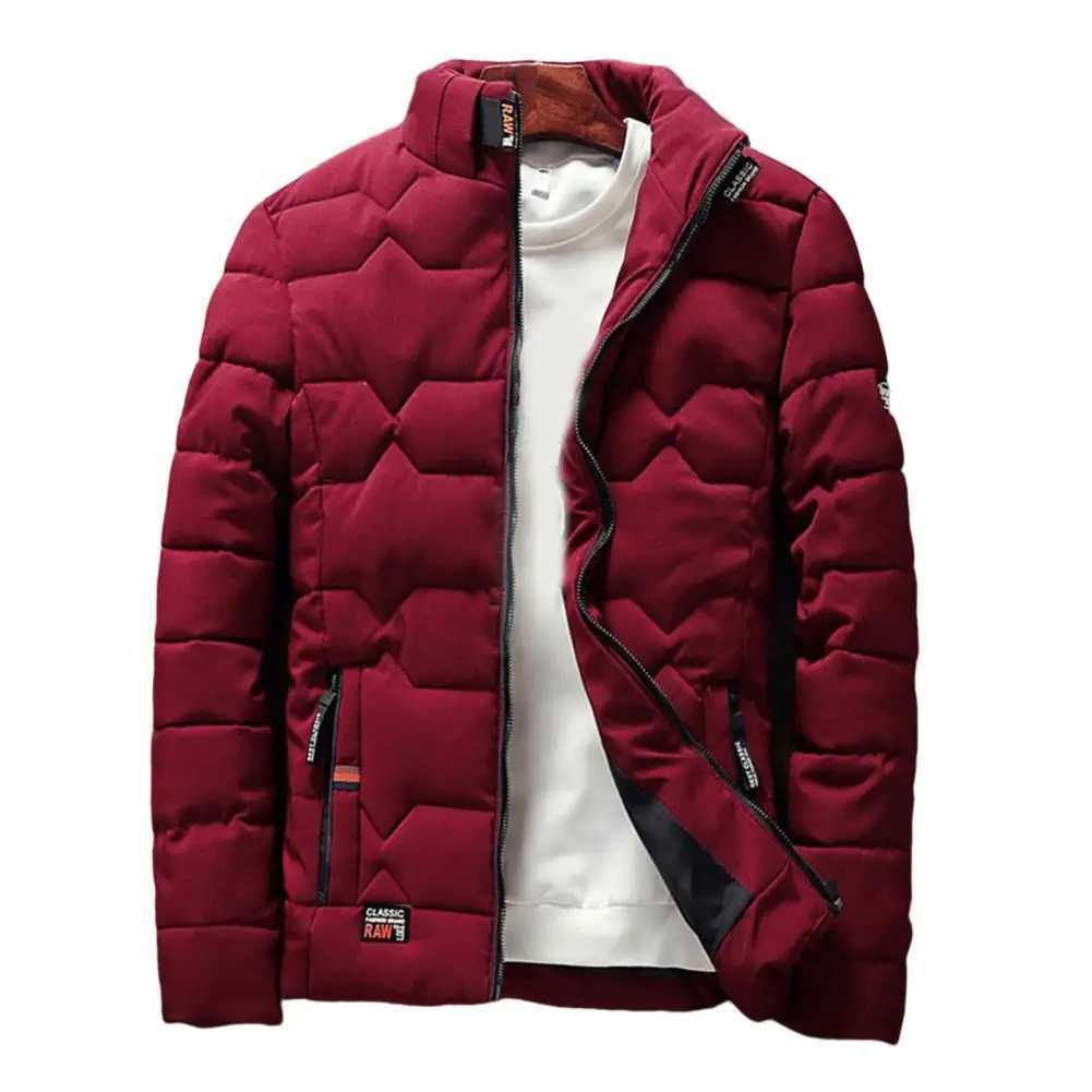 Stylish Coldproof Slim Fit Windbreaker Temperament Men Windbreaker Slim Fit Pockets Jacket Overcoat for Daily WearT251107