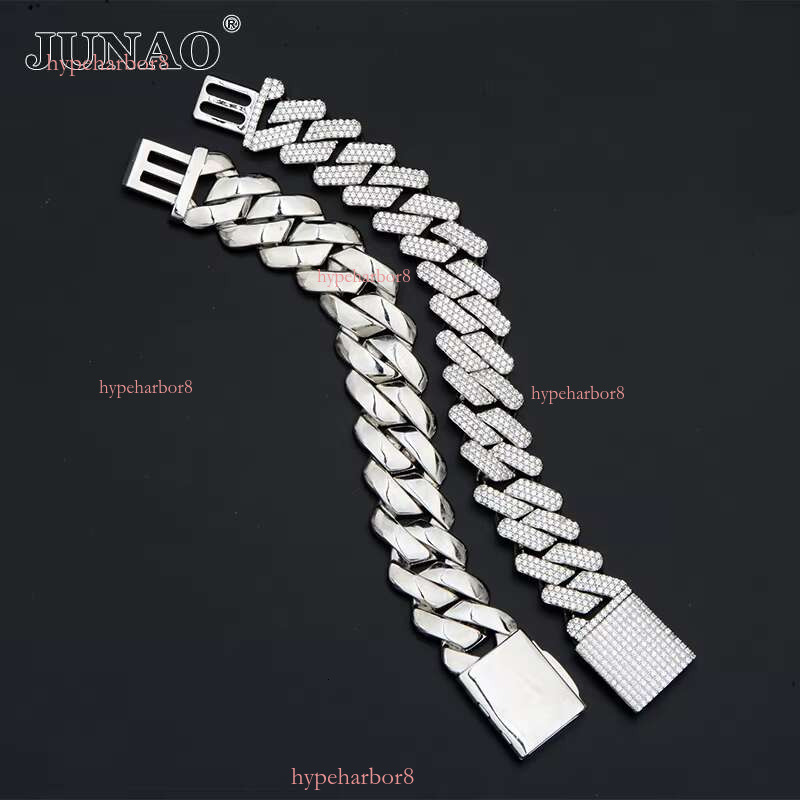 Leo 20mm wide gold, sier, rose gold plated brass chain, hip-hop Cuban chain bracelet necklace, men's and women's accessories