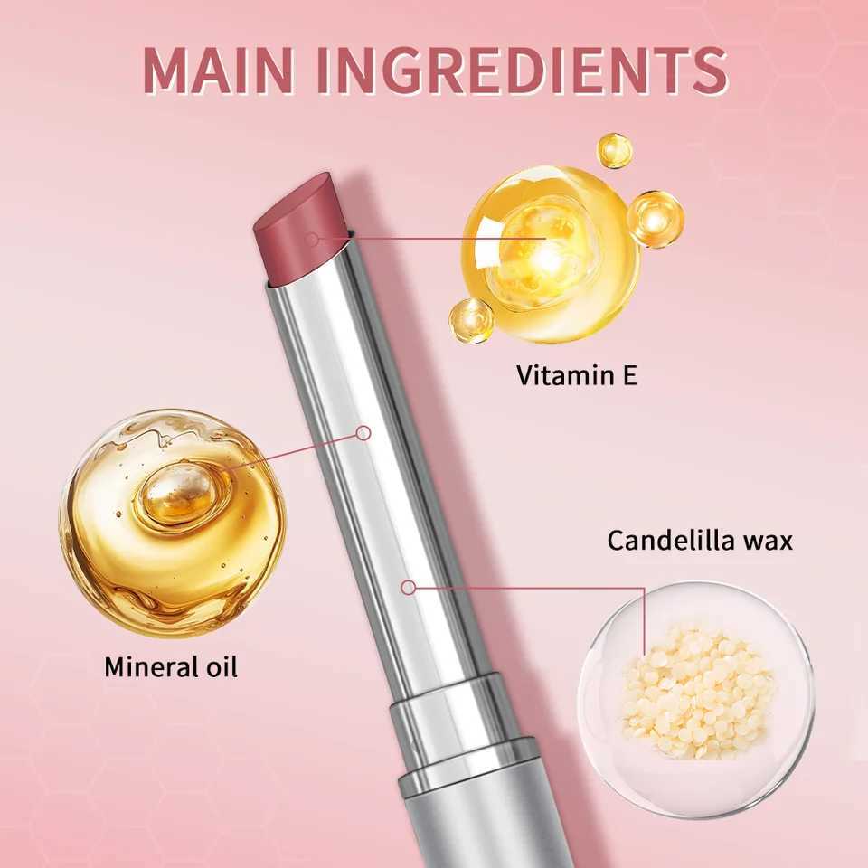 New Pink Honey Colorless lipstick Lasting Moisturizing Pink Gloss lipstick Nourishing Makeup lipstick Cosmetics W250407
