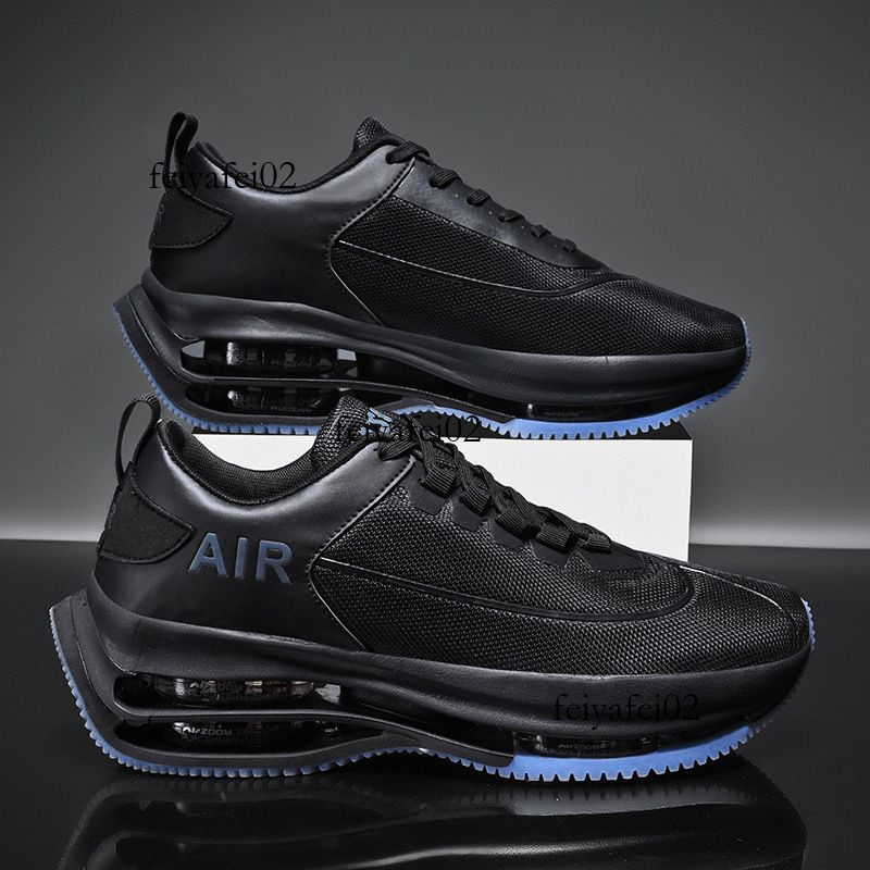 Top Men's shoes 2025 summer and autumn new double layered air cushion sports shoes, full-length men's casual sports running shoes, dad shoes