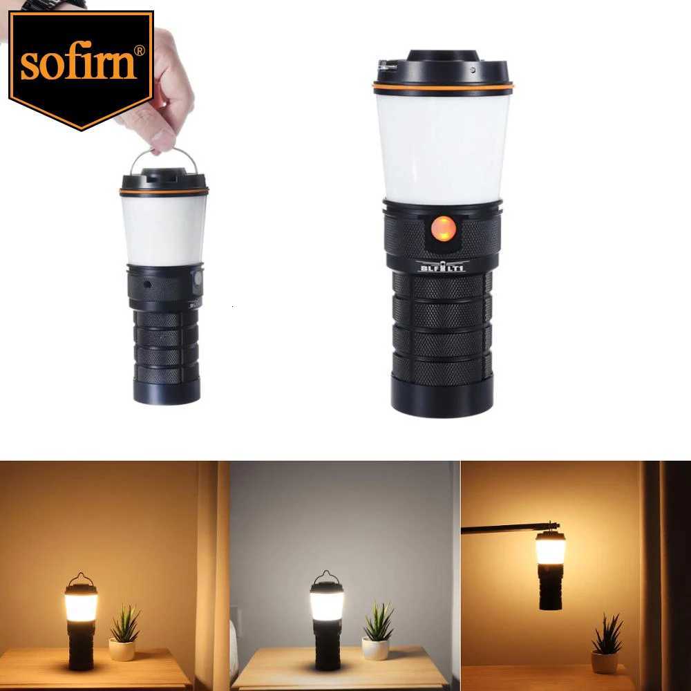 Sofirn Anduril 20 LT1 USB C Rechargeable Lantern Camping Light 8 LH351D Flashlight Outdoor TorchW251106
