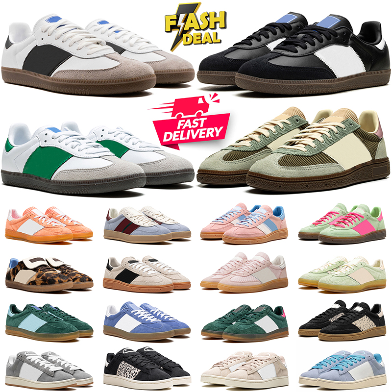 designer shoes for men women sneakers indoor White Black Gum Leopard Sporty Dark Green handball outdoor sports mens trainers sneaker