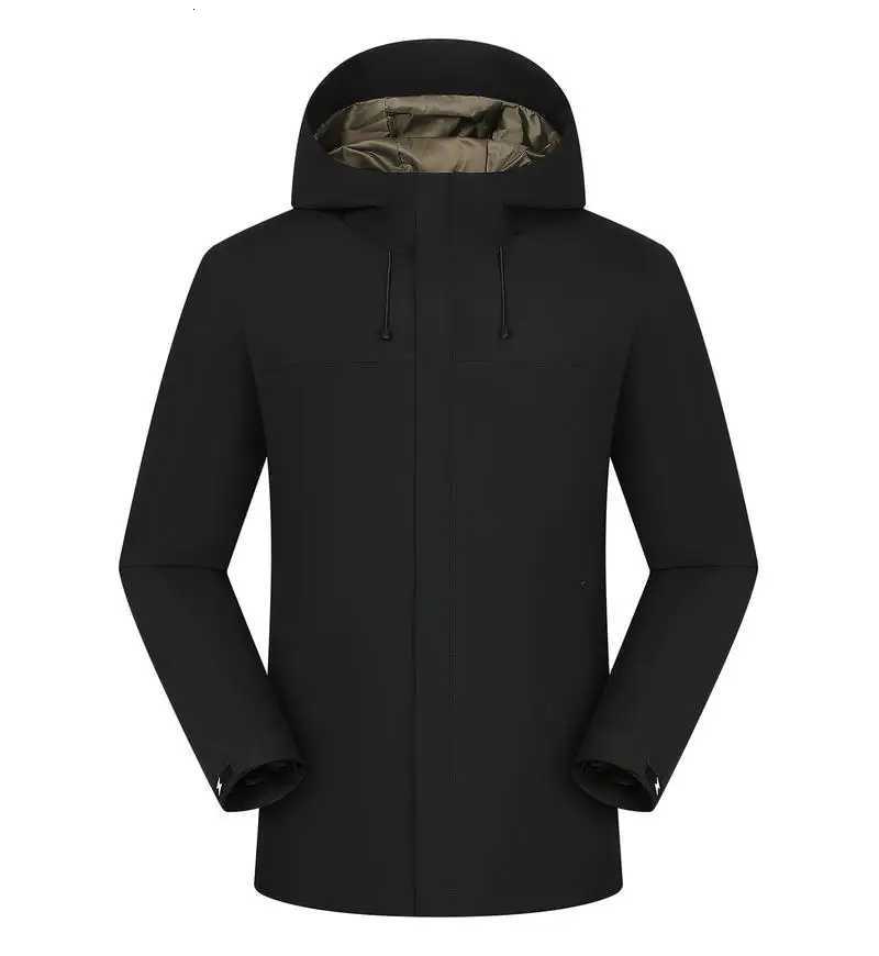 Graphene Heating Winter Jacket Waterproof Windproof Ski Coat Mountaineering Parka With Down Cotton Insulation Free CustomT251107