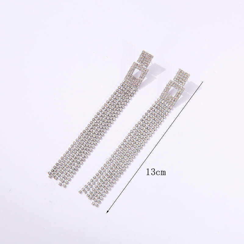 New Long Style Fashionable Personalized Retro Exquisite Premium Feeg hot Atmospheric Earrings