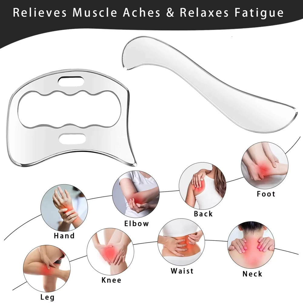 Stainless Steel Gua Sha Massage Tools Muscle Scraper ToolGraston Tool Set for myofascial ReleaseScar Tissue Massager for Back 250328