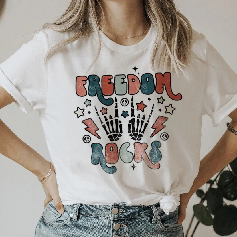 Letter Teacher Flowers 90s printed clothing plus size Tshirt womens aesthetic graphic white short sleeved polyester 250407
