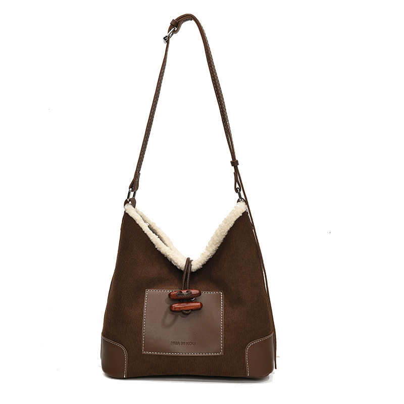 2025S Designer Women S Bag Texture For Women New Autumn Winter Plush Underarm Fashion Commuter Tote Women S Bag