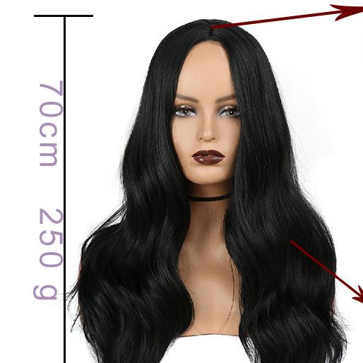 Body Wave Highlight Lace Front Human Hair Wigs Women's Lace Front Wigs Pre-Drawn Synthetic Wigs Multiple Colors High Temperature Resistant