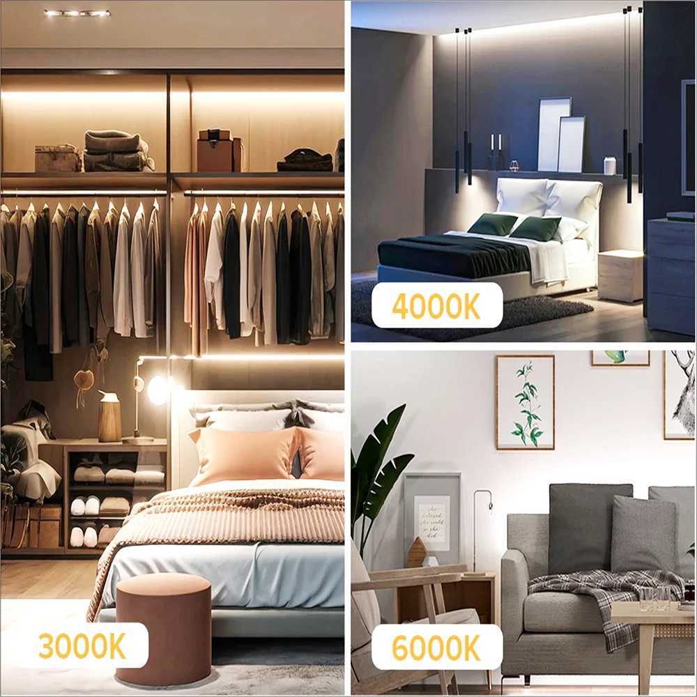 4IN1 Addressable WS2812 SK6812 Pixel LED Strip 5050 RGB RGBW DC5V 12V 30/60/144LEDs Digital LED Pixel Strip White/Black PCB W251107