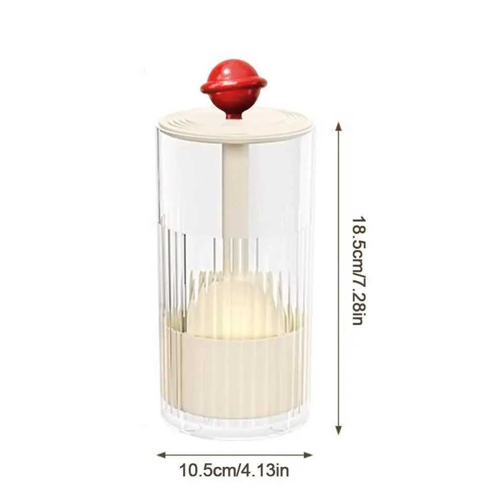 Portable Automatic Lifting Makeup Brush Holder with Dustproof Lid Cosmetic Storage Box For BrushesLipsticks Makeup Organizer J251115