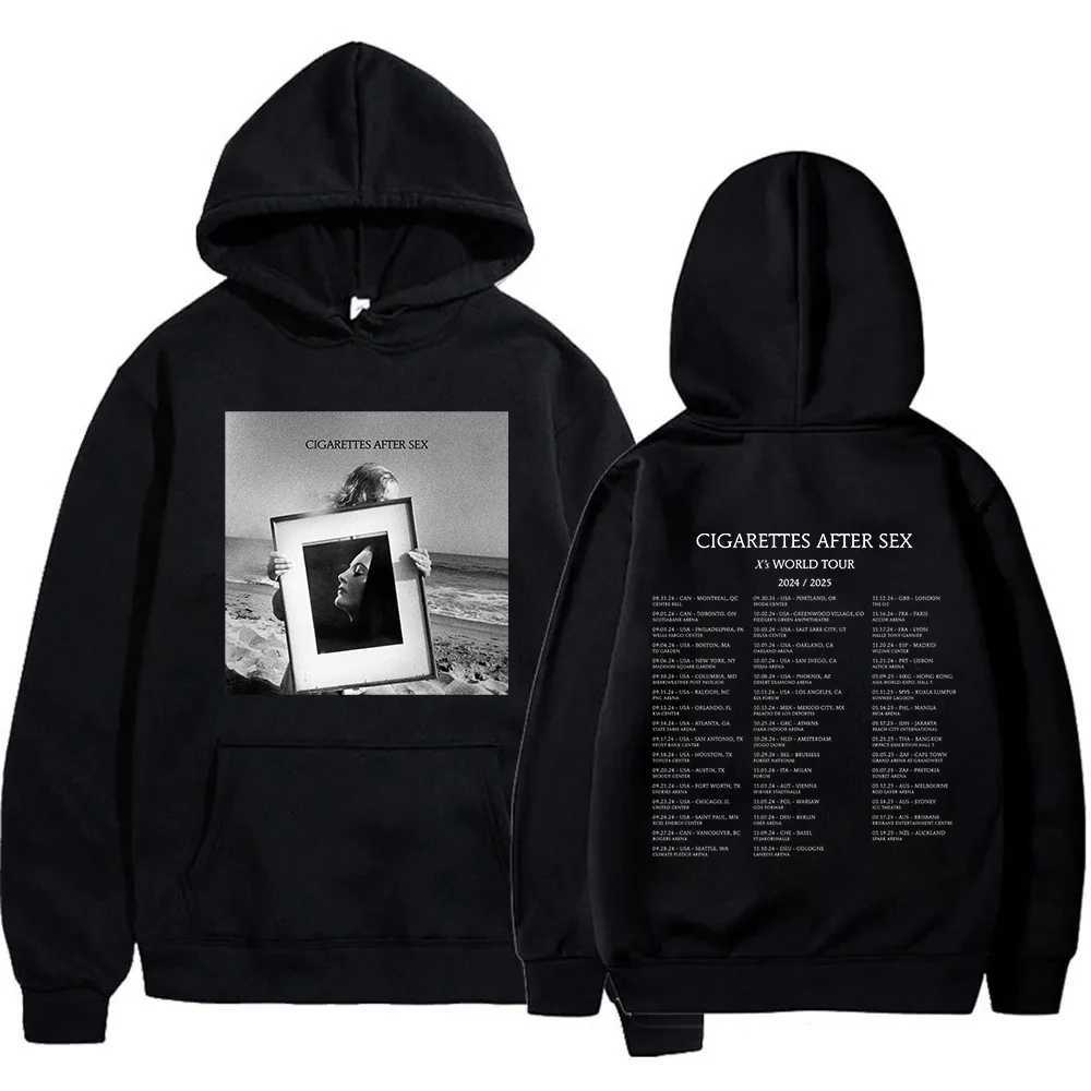 Cigarettes After Sex Xs World Tour 2024 Hoodie Women Men Pullover Sweatshirt Sudadera Harajuku TopsY251107