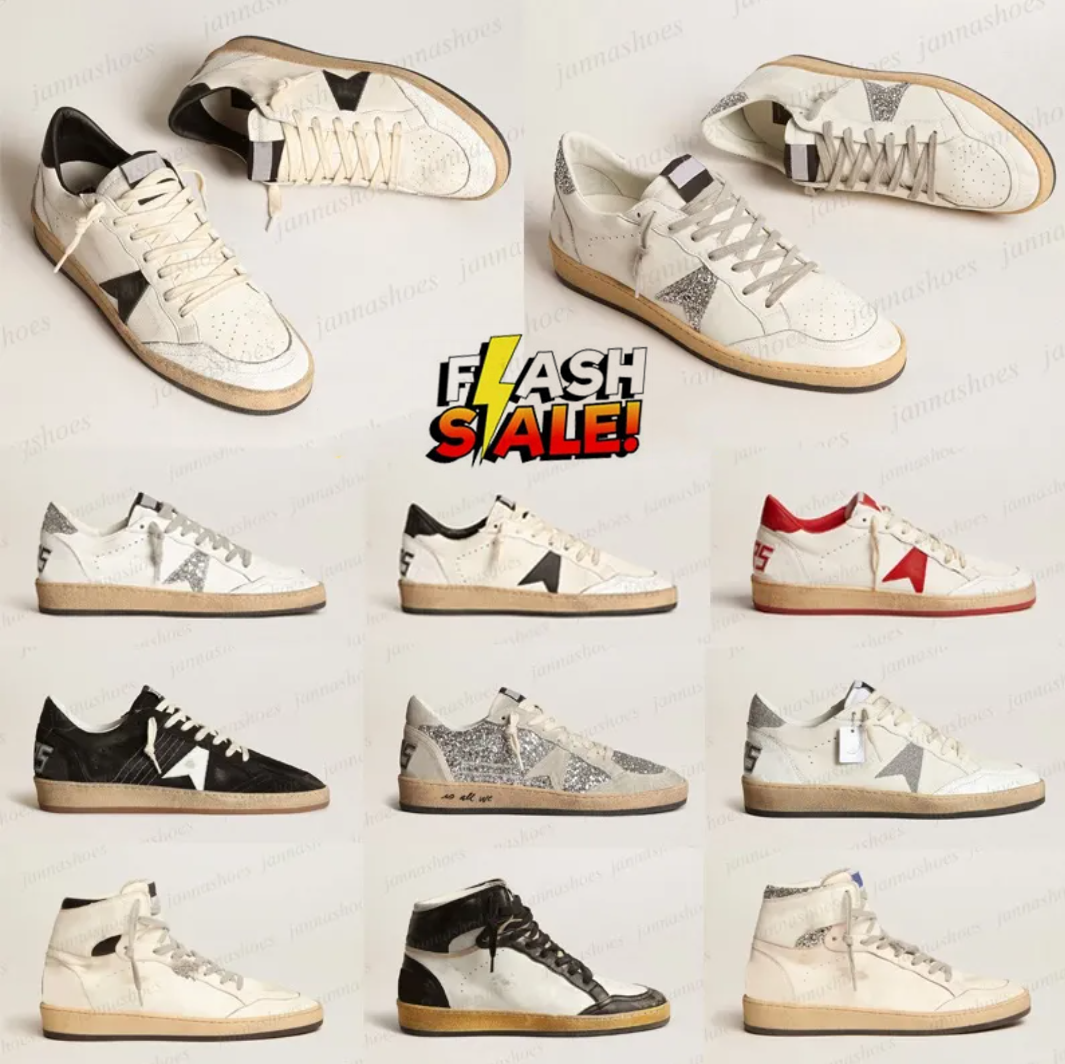 Designer Mocassins Baskets Super-star Chaussures Cuir Italie Sale Vieille Chaussure Marque Femmes Hommes Sky Star Noir Blanc Ball Casual Star For