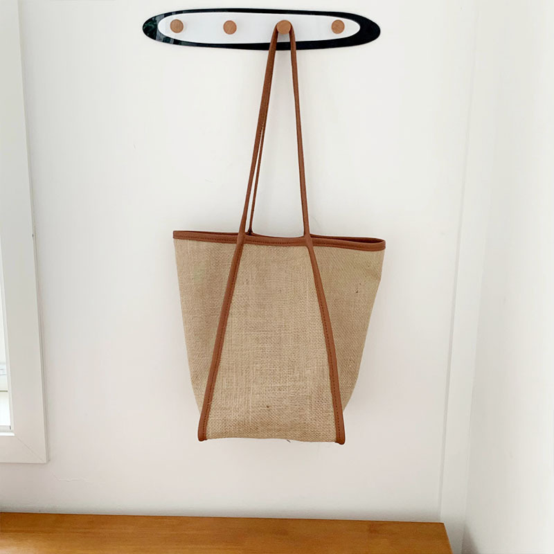 Designer Large Capacity Rattan Grass Woven Handbag Shoulder Women's Fashion Shopping Tote Bag Luxury bag 2025s Hot