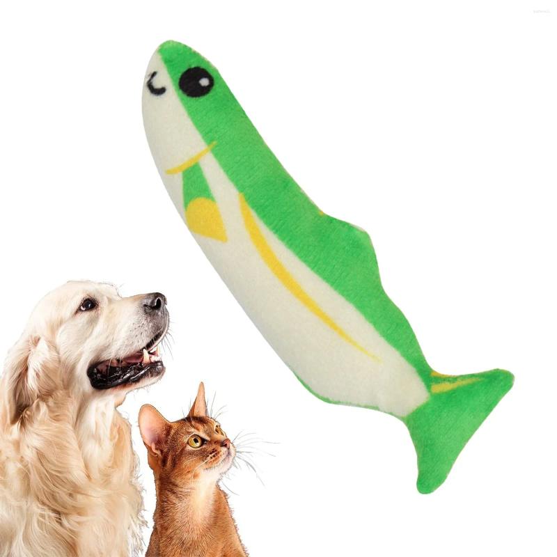 Update Soft Puppy For Teething Fish Plush Pet Toys Creative Tropical Running Compatible With Hine Exercise Heart Beat