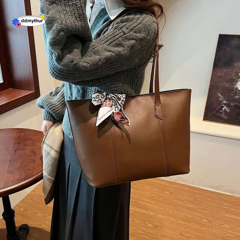 Women's New summer black handbag large capacity shoulder niche commuter woman Tote bag ddmythur