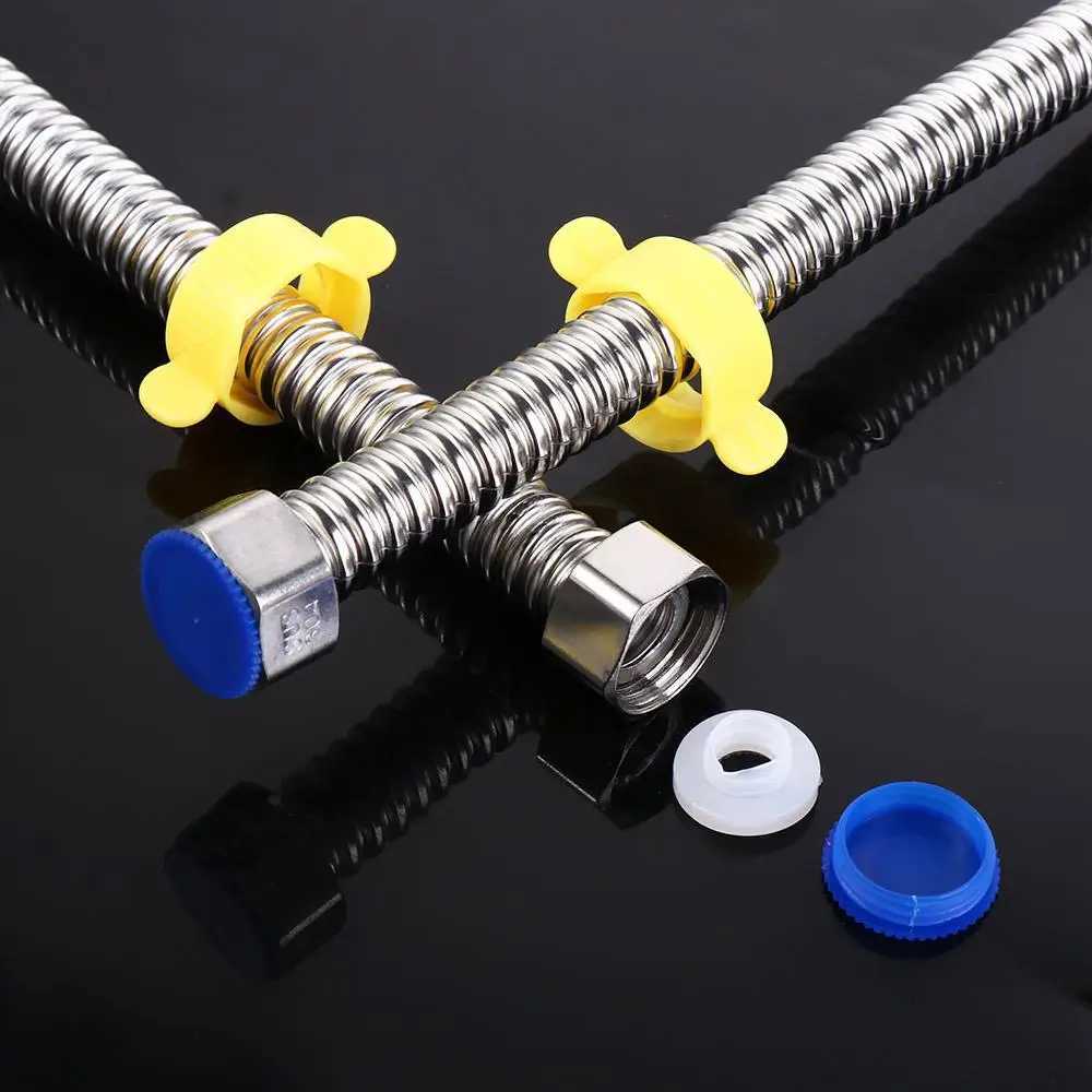 High-temperature Resistant 304 Stainless Steel Hose Explosion-proof Thicke Corrugated Pipes 10cm/20cm/30cm/40cm/50cm Y251107