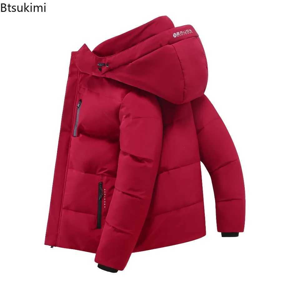 2025 Mens Black Hooded Casual Puffer Jackets Winter White Duck Down Coats Quality Male Outdoor Windproof Thicker Warm ParkasT251107