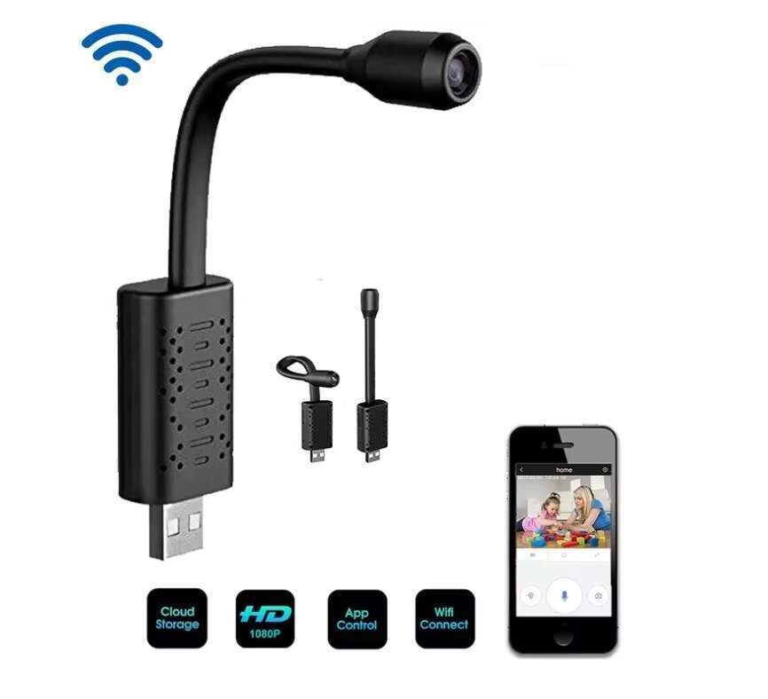 IP HD Motion Detection U21 Wifi USB Portable Home Security Camera V380 Intelligent Monitoring