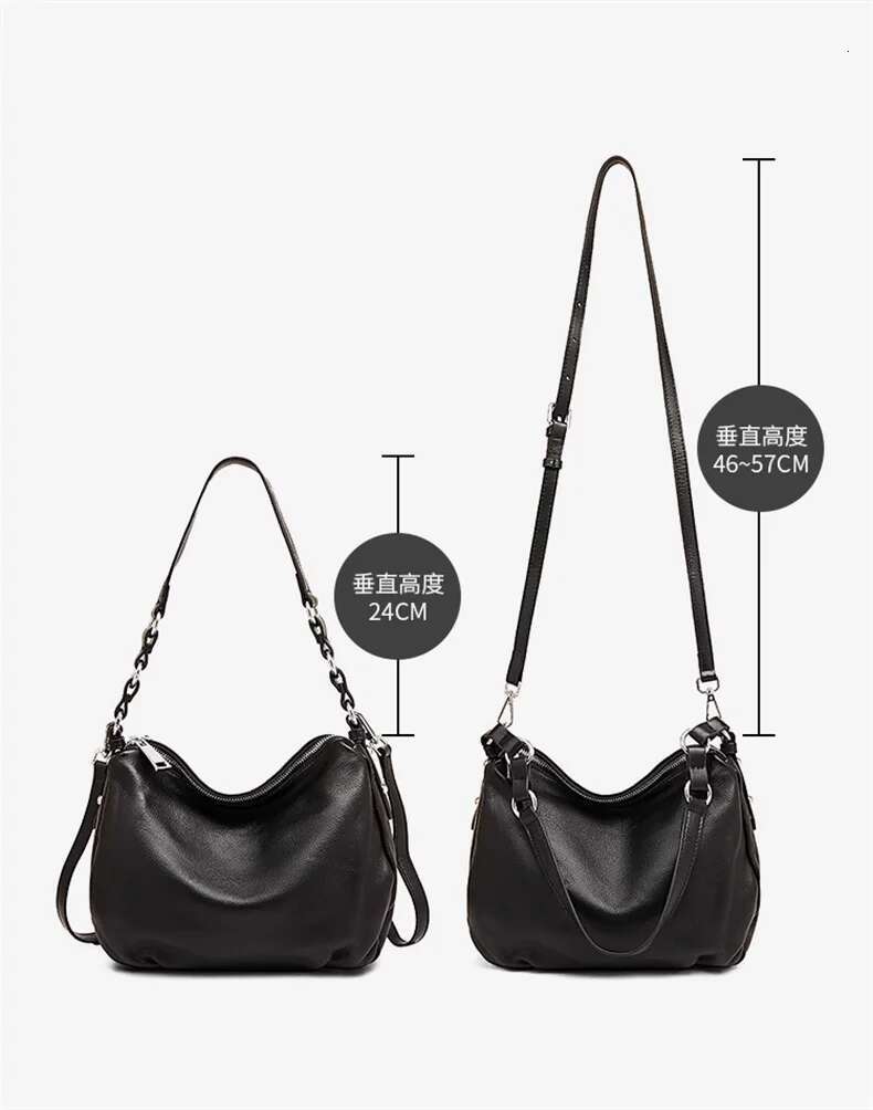 Genuine Large Capacity Soft Leather Mom New Commuter Shoulder Crossbody Women's Bag