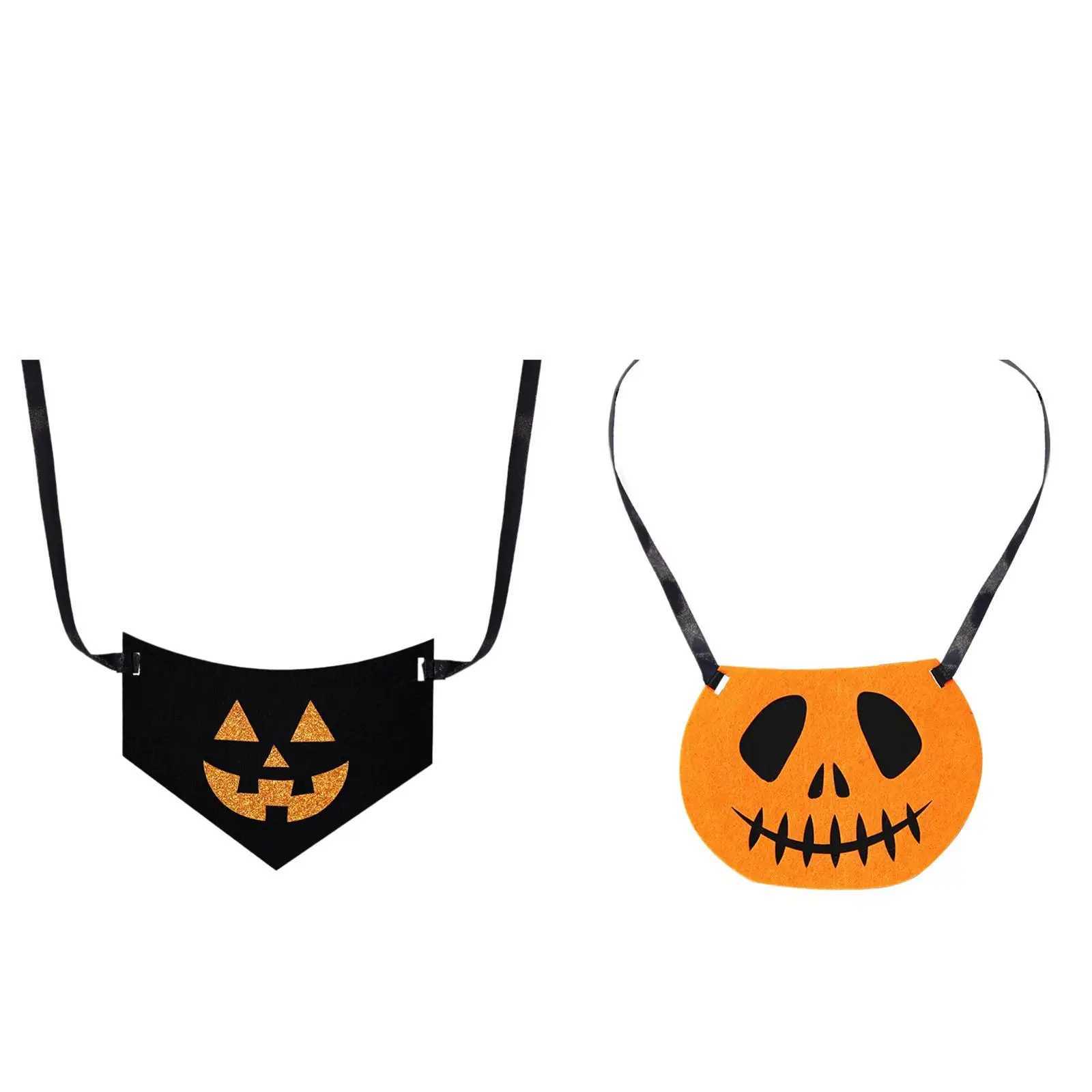 High Quality Halloween dog bandage decoration tie pet bib lightweight for holidays T250407