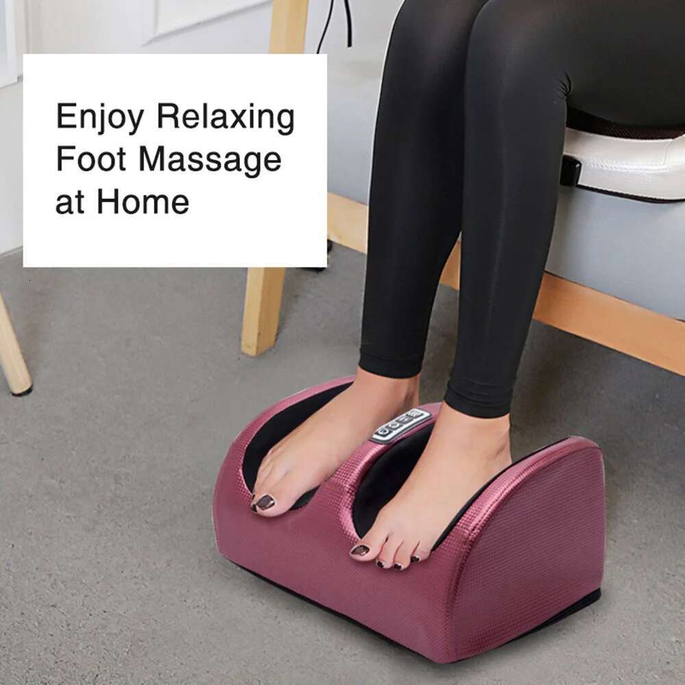 Electric Massager Heating Therapy Hot Compression Shiatsu Kneading Roller Muscle Relaxation Pain Relief Foot Spa hine