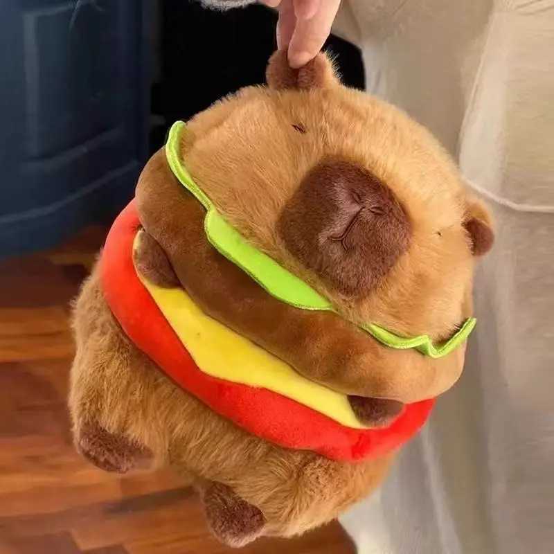New 21cm Capybara Plush Toy Simulation Capibara Anime Fluffty Toy Cute Animals Beach Style Stuffed Doll Christmas Gifts for Kids C251107