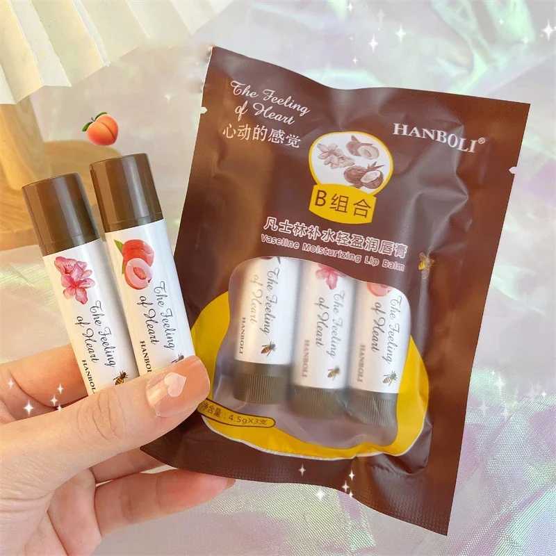 1/3 piece of fruit lipstick moisturizing lip gloss natural nourishing temperature change color lipstick lovely jelly coloring lipstick W250407