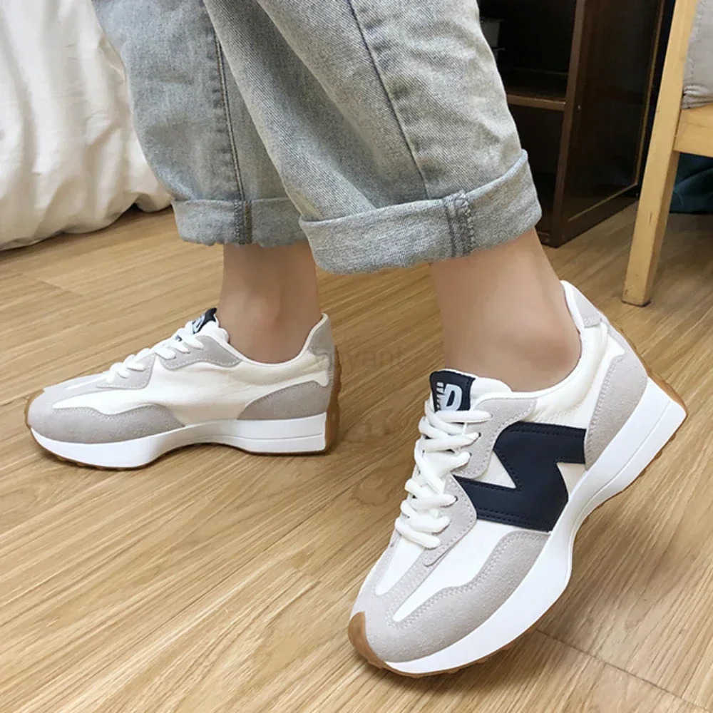Sneakers Wen Causal Walking Shoes Wan Summer Fi Mesh Breathable Lace Up Sports Platform Shoes for Wen Designer Shoes Z250407