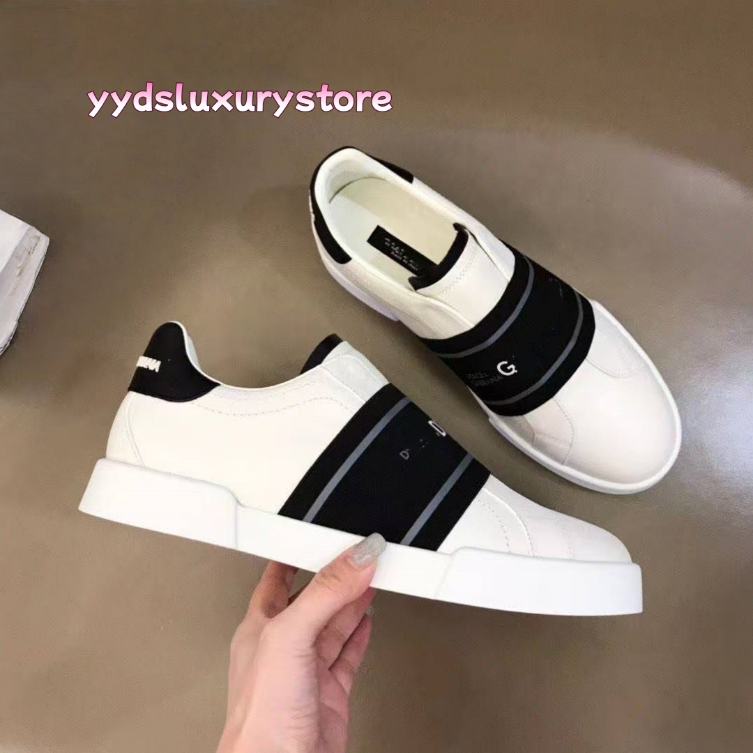 2025 Designer Shoes Luxury Leather Men's Casual Shoes D New White Sneakers High-Quality Sports Running Shoes Comfortable Anti-Slip Fashion Lace-up Shoes size:38-46